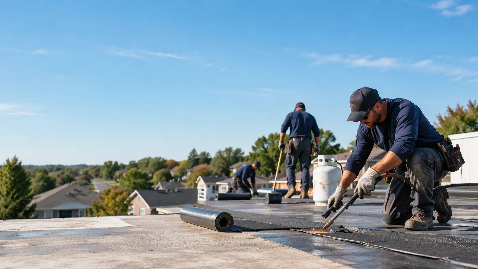 Flat Roof Leak Repair providers in Newport, IN